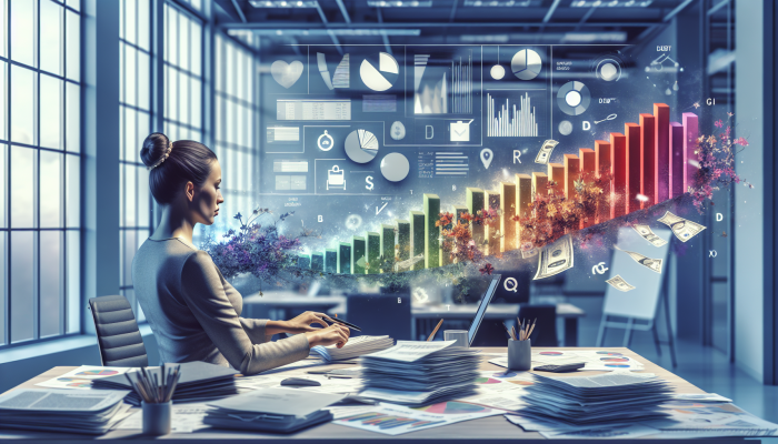 Understanding Debt Consolidation: A UK Guide | DCL Understanding Debt Consolidation: A person in an office consolidating colorful debt papers into one file, symbolizing streamlined financial management.