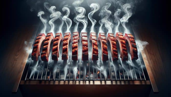 Bourbon Glaze Smoked Spare Ribs for a Tasty Delight