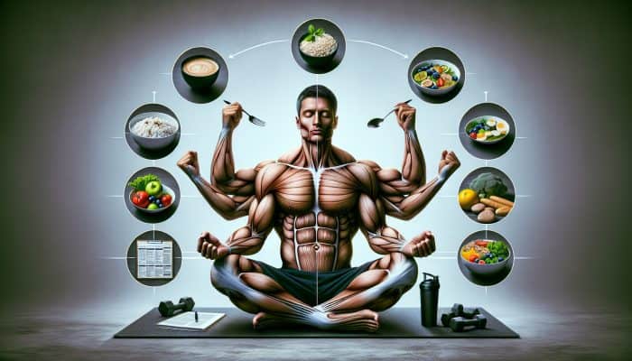 A UK man consistently adheres to a health routine, showcasing improved fitness, mental clarity, and resilience.