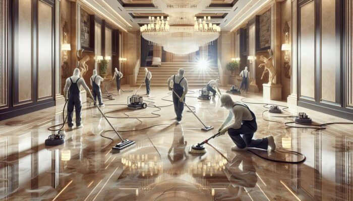 Travertine Floor Cleaning in Sutton Revives Its Shine