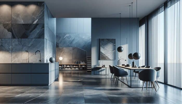 Belgian Blue Limestone: Revamping Interiors in East Renfrewshire