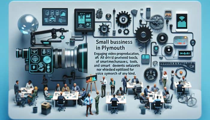 Small business in Plymouth utilizing video ads, AI tools, and voice search optimization on social media.